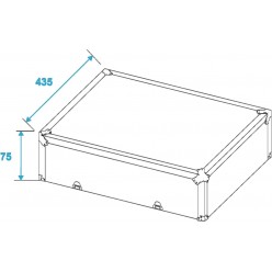 ROADINGER Turntable Case black -S-